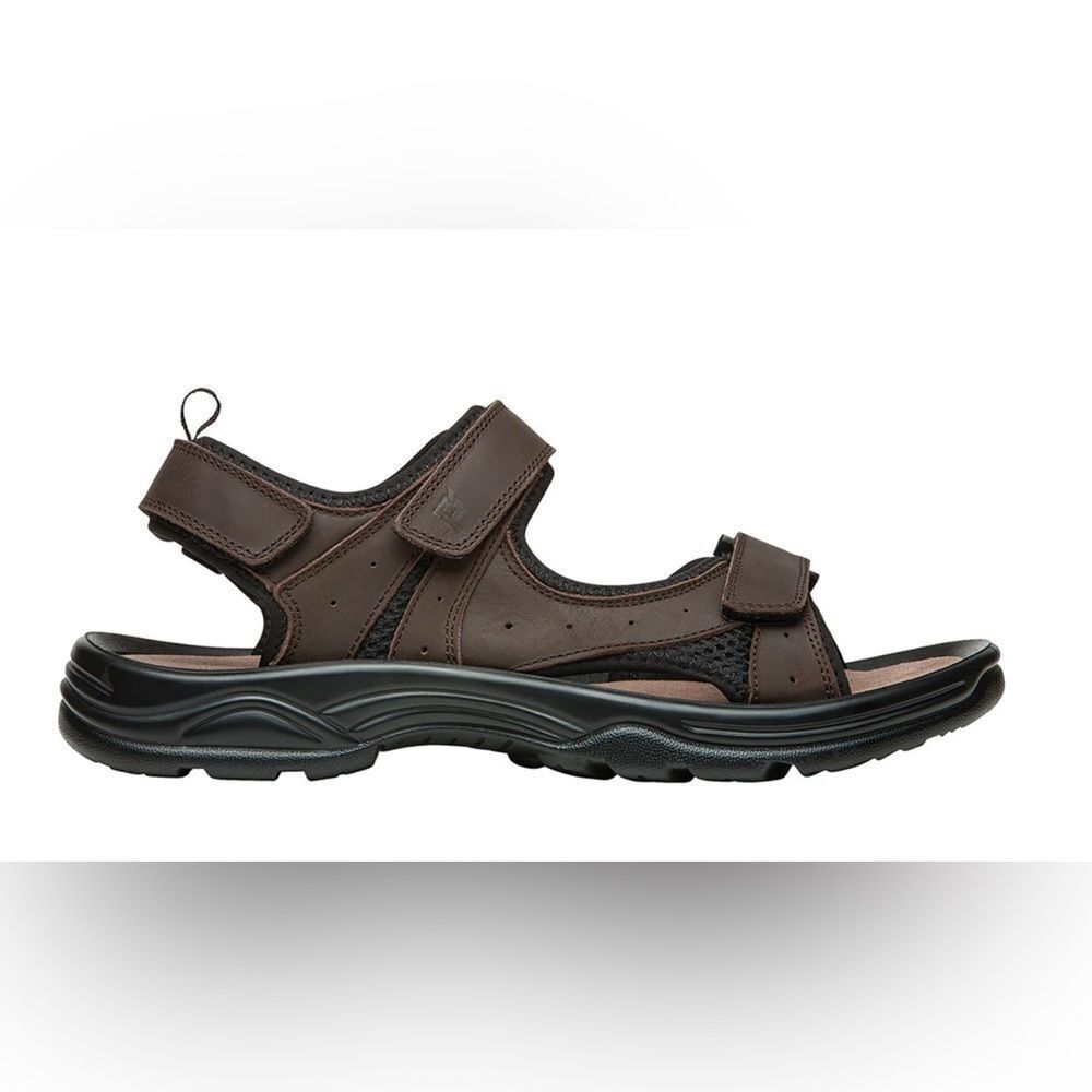 Propet Men's Daytona Flat Sandals Brown  size 10 3X-Wide